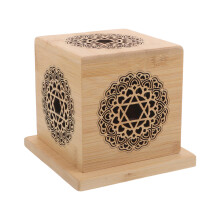 Zen Style Wooden Incense Cone and Stick Holder for Daily Use