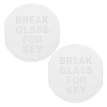 2Pcs Durable PVC Fire Extinguisher Wall Mount Key Storage Box