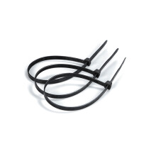 100Pcs Black Self-Locking Nylon Cable Ties Wire Tie Wraps for Packing
