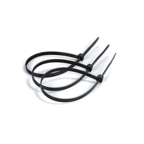 100Pcs Black Self-Locking Nylon Cable Ties Wire Tie Wraps for Packing