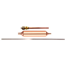 1Set Refrigerant Filter Dryer with 1/4" Brass Valve Brown for Home Use