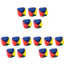 15Pcs Durable PU Juggle Sandbags Assorted Kids Toy Juggling Balls Game