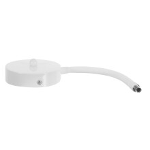White Iron Pendant Light Converter - No Damage Fan Light Shifter