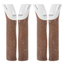 4St Comfortabele Handvatten Bruin Voor Trekking En Wandelstokken