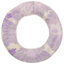 Portable Lavender Singing Bowl Mat for Sound Therapy and Yoga