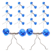 32Pcs Multi-Color Fishing Bells for Rods Waterproof Bite Alarm Devices