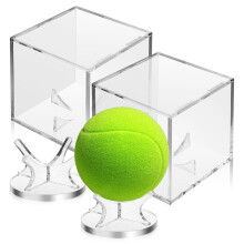 2Sets Large Capacity Baseball Display Holders Acrylic Storage Cases