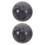 2Pcs Dark Brown Jade Hand Exercise Balls for Finger Dexterity Training 1