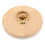 Round Bamboo Lid for Glass Jar Airtight Freshness with Pull Ring 1