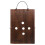 Carbonized Wood Vertical Plant Display Board for Home Wall Decor 1
