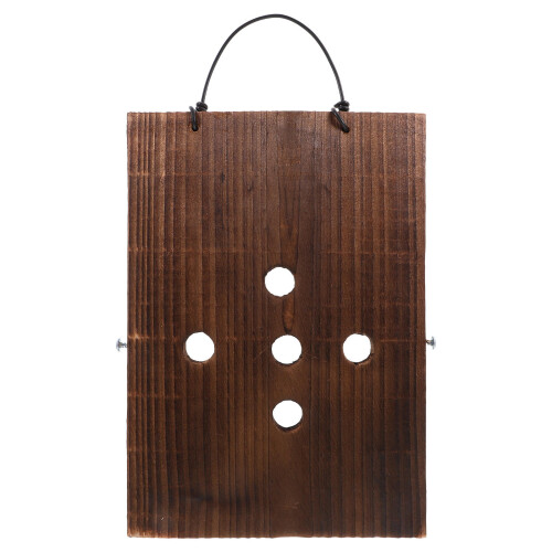 Carbonized Wood Vertical Plant Display Board for Home Wall Decor