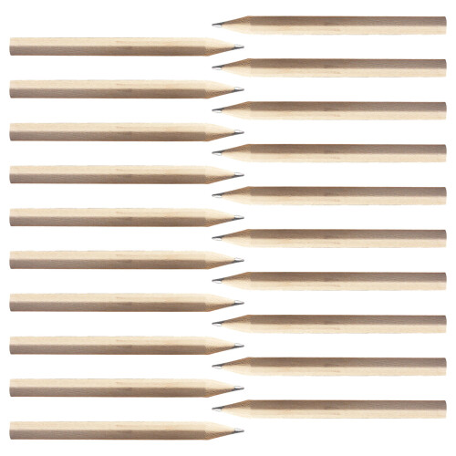 120Pcs Mini Woodworker Pencils Hb Hexagonal Short Pencils for Students