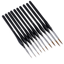 Pensule extra fine, pensule miniaturale versatile pentru detaliere acrilică în acuarelă, set de pensule pentru detalii cu durabilitate și robuste