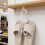 10Pcs White ABS Wall Mounted Shoe Rack for Home Space Saving Organizer 8