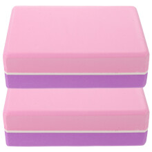 2Pcs Durable Eva Yoga Blocks Slip-Resistant for Exercise