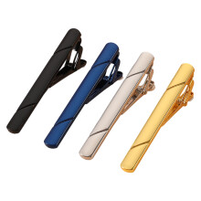 4er-Pack Krawattenklammern für Herren, klassisches Set mit langen Krawattenklammern, quadratische Kanten, perfekt für Hochzeiten, Business und