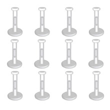 12 db-os átlátszó ajak labret gyűrű, szegecs, 16G8mm akril orr tragus helix porc piercing karikák rudak tartók nőknek és férfiaknak