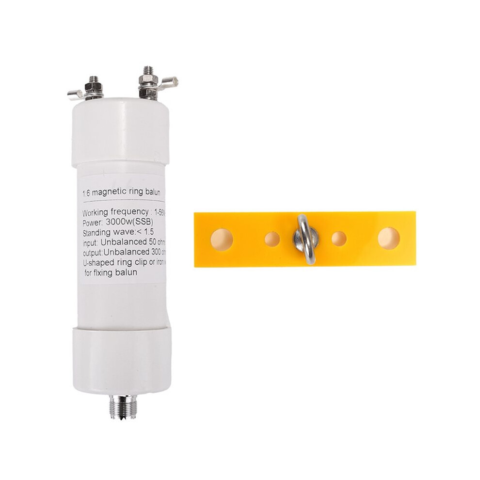 1:6 3000W Balun Antenna 1-56Mhz Input 50Î© To Output 300Î© For Medium Wave Radio Ssb/Cw/Fm 6032368576792