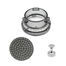Ensemble Entonnoir Doseur de 54 mm et Panneau Magnétique pour Machine à Expresso pour Barista Série 8