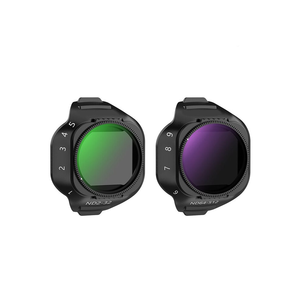 For 5 Pro Variable Nd Filter Set Drone Camera Nd2-32 + Nd64-512 Adjustable Neutral Density Optical Glass 6032950692824