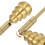 Golden Metal Candle Snuffer Long Handle Flame Extinguisher Tool 4