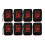 8Pcs for MIYOO  V2 Storage Case Bag Waterproof Portable Carrying Case for MIYOO  Handheld Game Console 1
