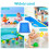 3Pièces Enfant Gonflable Portable Bleu En PVC Durable 3