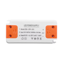 Controlador LED de 12 V CC, Fuente de Alimentación de Voltaje Constante Delgada, Entrada de 12 W, Adecuado para Varias Lámparas LED