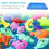 3Pièces Enfant Gonflable Portable Bleu En PVC Durable 8