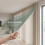 2Pcs Clear Acrylic Drapery Pull Rods for Curtains Sturdy Iron Handle 6