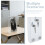 Acrylic Cell Phone Locker Box for Home Use Lock 5