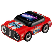 Retro HD-Kamera 2K Actionkamera, 1,0 Tums LCD-Skärm, Liten Videokamera, Stöd för Minneskort, Bärbar Kamera Röd