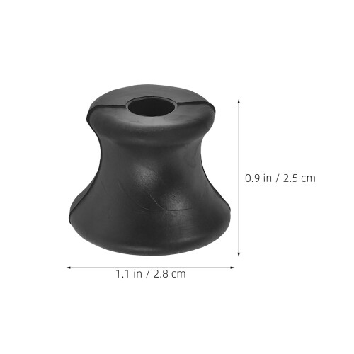 8Pcs Rubber fork Holder Black Stable Base for Home Meditation 1