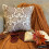 Korityynyn päällinen beige sametti 40x40 cm 2