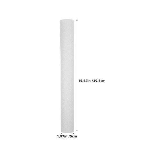 10Pcs Craft Foam Dowels White Cylinders for Modeling and Floral Decor 1