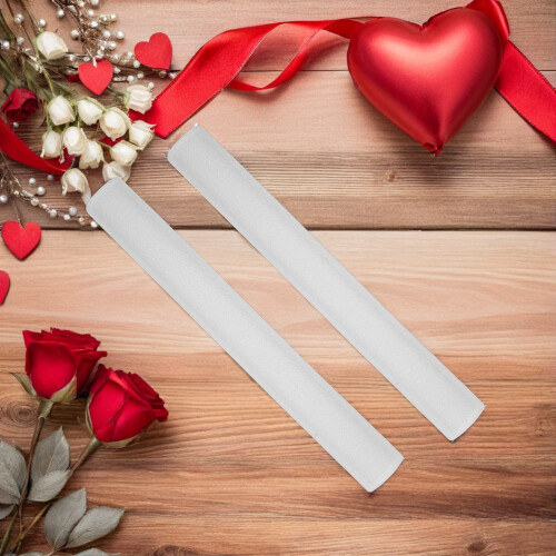 10Pcs Craft Foam Dowels White Cylinders for Modeling and Floral Decor 2