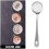 2Pièces Skimmer Mousse Acier Argent Pour Bar Professionnel 4