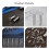 28Paires Goujons Acier Pour Assemblage Couteaux Argent 5