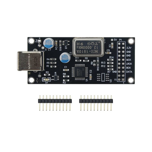 Digital USB Sound Card Module I2S Output Based  PCM2706 with Crystal Oscillator