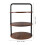 Space-Saving Wood Tiered Serving Stand for Pizza and Cake Display 2