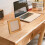 2Pcs Brown Wood Cd Collection Holder Desktop Display Organizer 9
