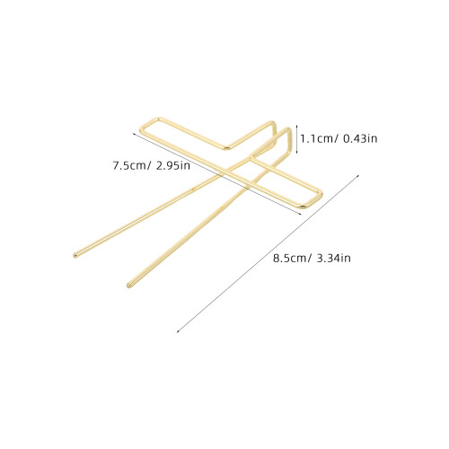10Pièces Clips Page Métal Accessoire Lecture Pour Maison 1