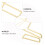 10Pièces Clips Page Métal Accessoire Lecture Pour Maison 4