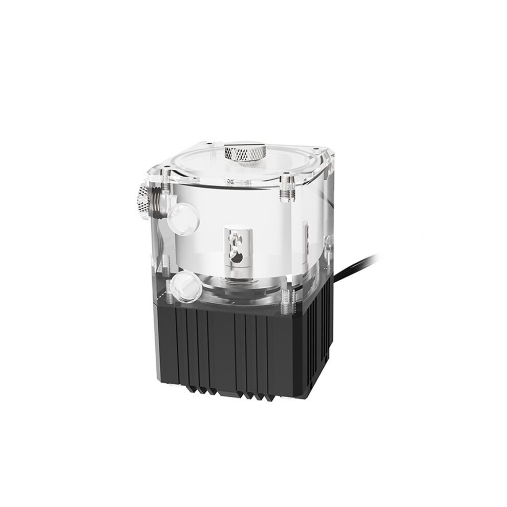 Computer Water Cooler Cpu Water Cooling Pump+Reservoir With Brass Defoamer Magnetic Levitation Pump Core A 4713140904843