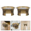 3Pcs Leakproof Plastic Water Carafe Lids Light Brown for Cold Drinks 5