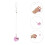 Interactive Violet Acrylic Betta Fish Training Stick for Tanks 6