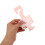 80Pcs PP Plastic Hanger Labels for Comb with Colored Self Lock Tie 7