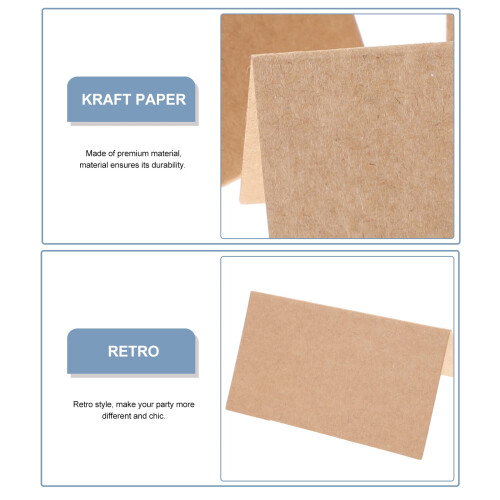 Bordtältkort av kraftpapper, 35-pack 2