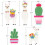 Alpaca Cactus Bunting Hawaiian Party Decor 2PCS 2