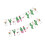 Alpaca Cactus Bunting Hawaiian Party Decor 2PCS 3